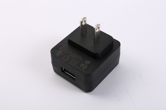 Adaptador negro 5V 1.2A 5V 0.5A IEC60335 IEC60065 de la alimentación por USB del paladio del color 6W 5V 1A